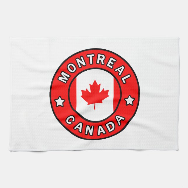 Montreal Canada Tea Towel (Horizontal)