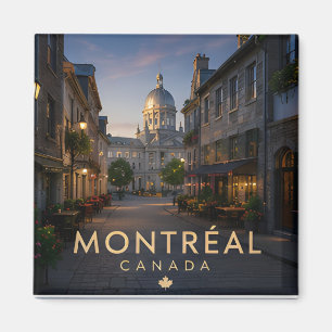Montreal Canada Urban Culture 🗺️ Magnet