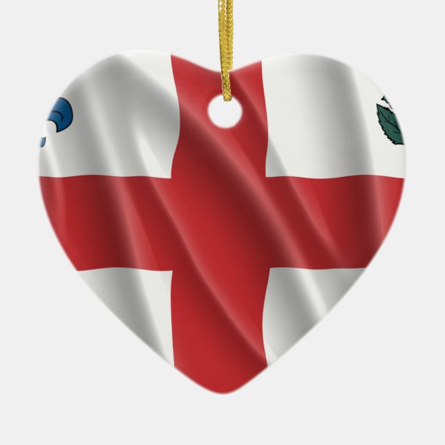 MONTREAL CERAMIC TREE DECORATION (Front)