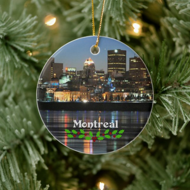 Montreal Christmas Ceramic Tree Decoration (Tree)