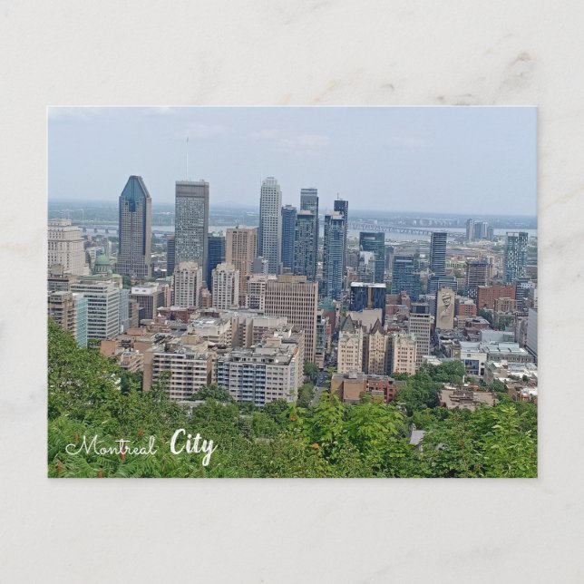 Montreal city postcard (Front)