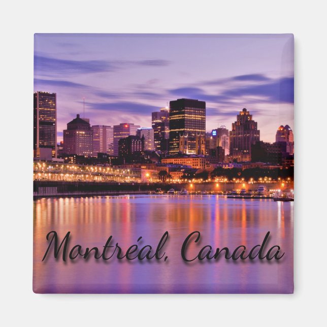 Montreal Cityscape Magnet (Front)
