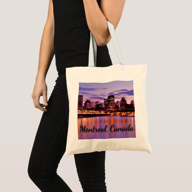 Montreal Cityscape Tote Bag (Front (Product))