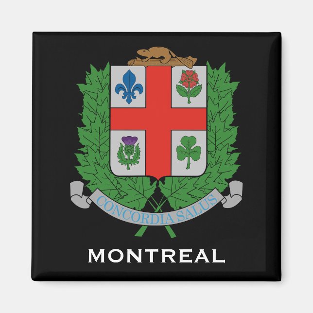 Montreal *Coat of Arms Magnet (Front)