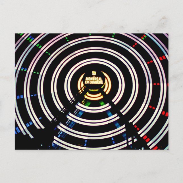 Montreal en Lumiere Ferris Wheel Postcard (Front)