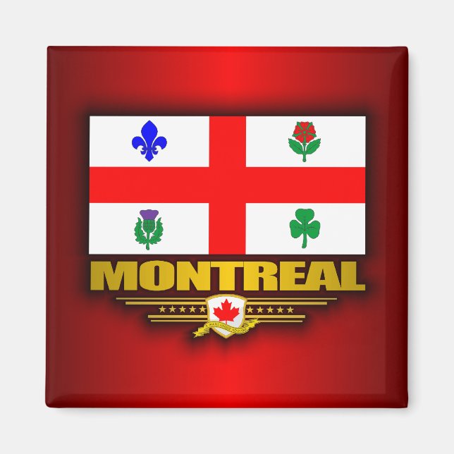 Montreal Flag Magnet (Front)
