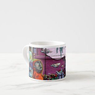 Montréal Graffiti Photo Espresso mug by Brad Hine