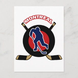 MONTREAL HOCKEY POSTCARD