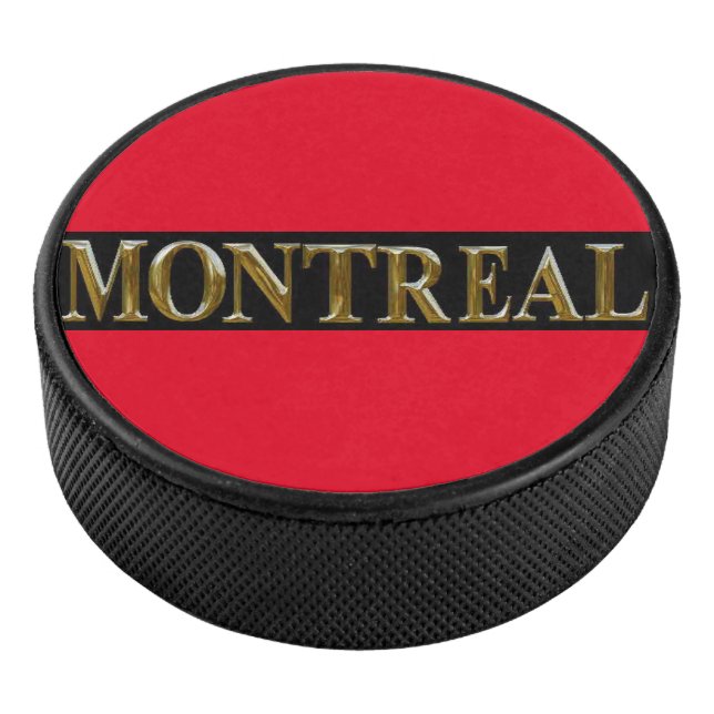 MONTREAL HOCKEY PUCK (3/4)
