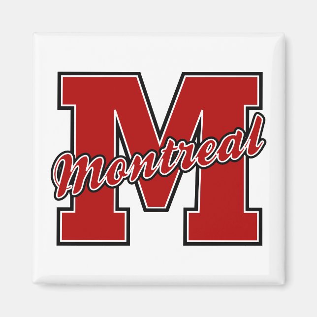 Montreal Letter Magnet (Front)