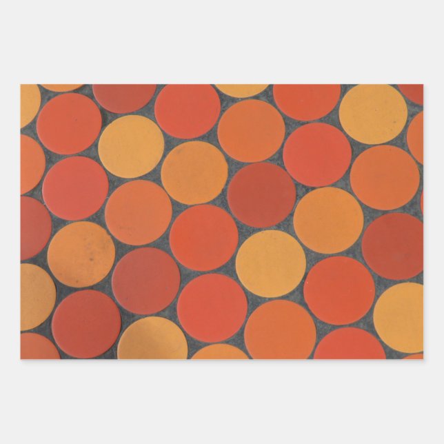 Montreal metro tile  wrapping paper sheet (Front 3)
