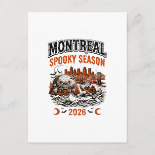 Montreal October Evening Celebration Novelty For Postcard