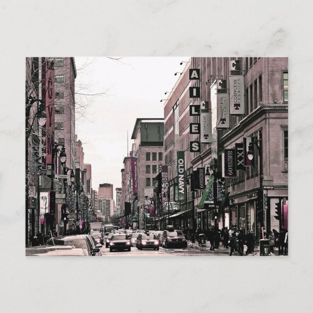 Montréal Postcard (Front)