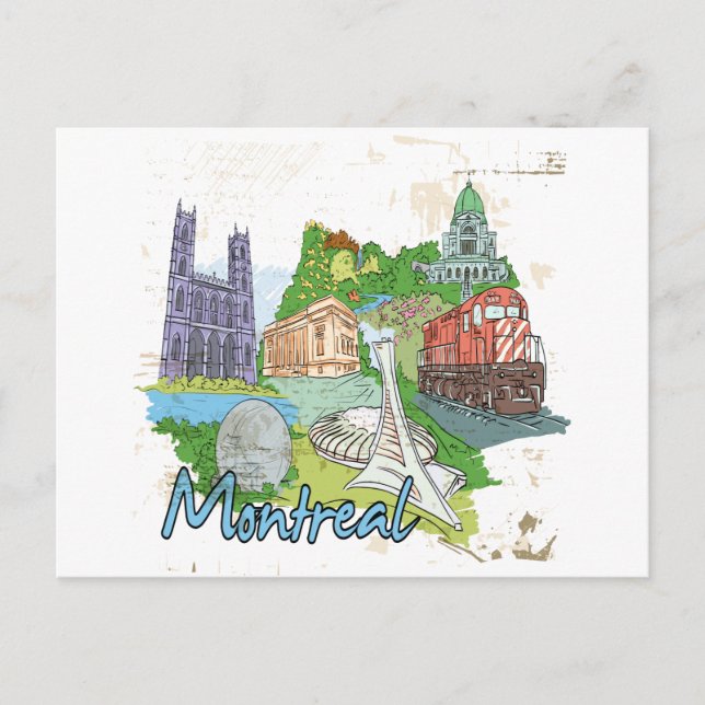 Montreal Postcard (Front)