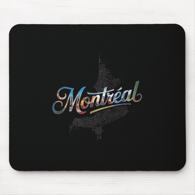 Montreal Quebec Canada Travel Vacation  Mouse Pad (Front)