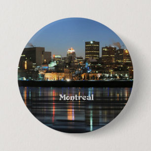 Montreal Skyline 7.5 Cm Round Badge