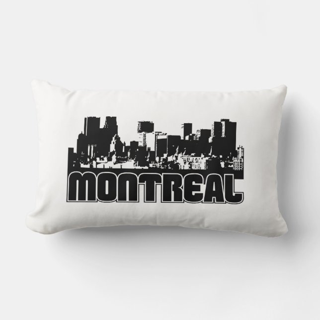 Montreal Skyline Lumbar Cushion (Front)