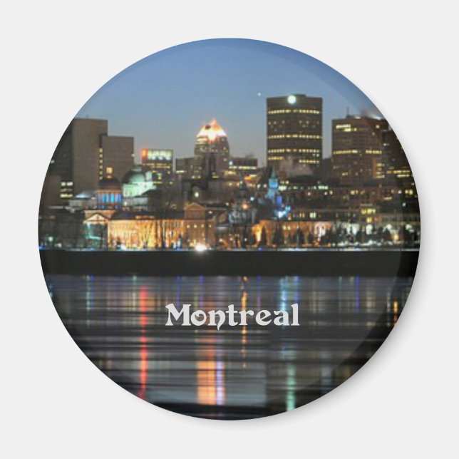 Montreal Skyline Magnet (Front)