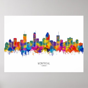 Montreal Skyline Poster