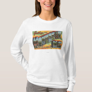 Montreat, North Carolina - Large Letter Scenes 2 T-Shirt