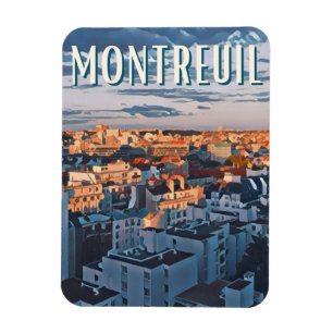 Montreuil Photo Vintage  Magnet