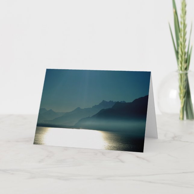 Montreux Lake Geneva Holiday Card (Front)