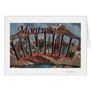 Montrose, Colorado - Large Letter Scenes