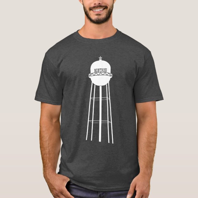 Montross Water Tower (Far) T-Shirt (Front)