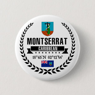 Montserrat 6 Cm Round Badge