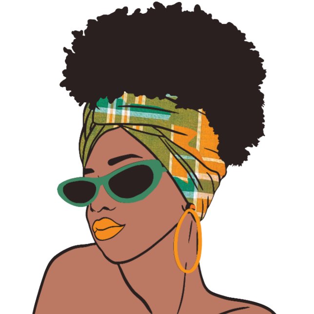Montserrat Afro Lady with Madras Wrap  Coffee Mug (Creator Uploaded)