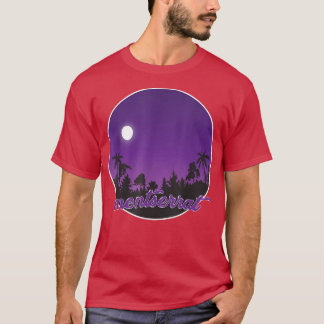 montserrat By night with Palms T-Shirt