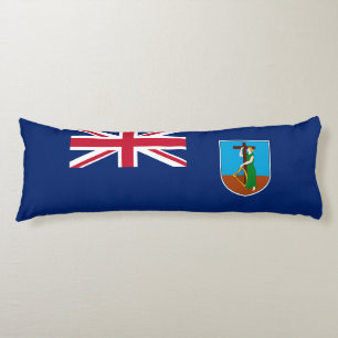 Montserrat Flag Body Cushion