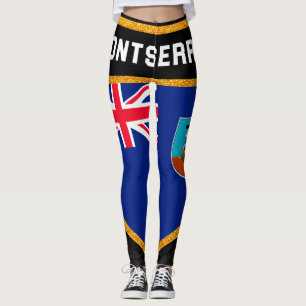 Montserrat Flag Leggings