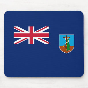 Montserrat Flag Mouse Pad