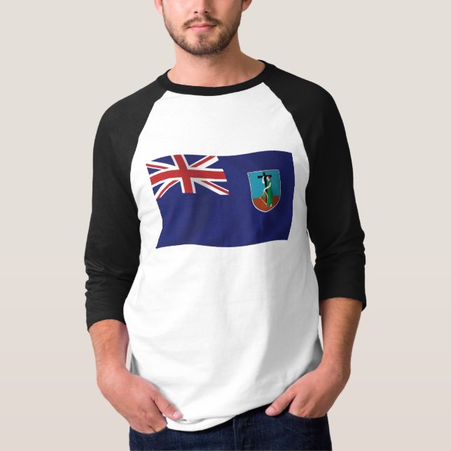 Montserrat Flag Shirt (Front)