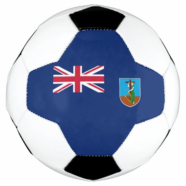 Montserrat Flag Soccer Ball (Front)
