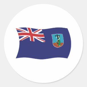 Montserrat Flag Sticker
