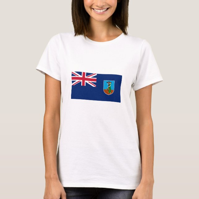 Montserrat Flag T-Shirt (Front)