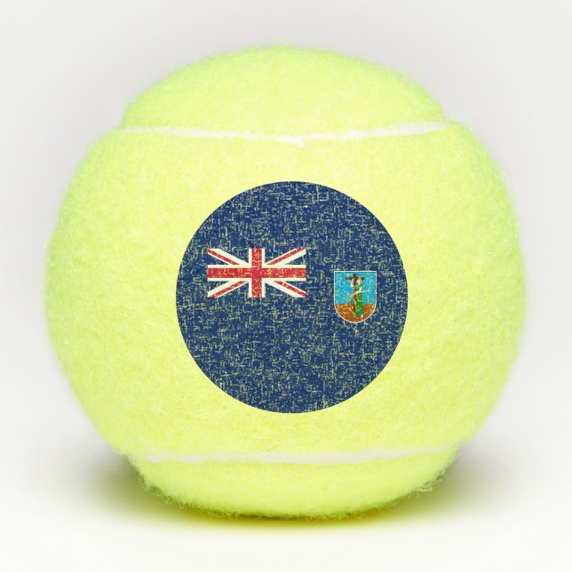 Montserrat Flag Tennis Balls (Front)