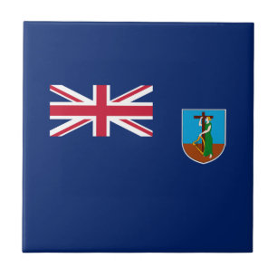 Montserrat Flag Tile