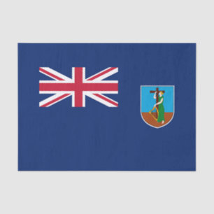 Montserrat Flag Tissue Paper