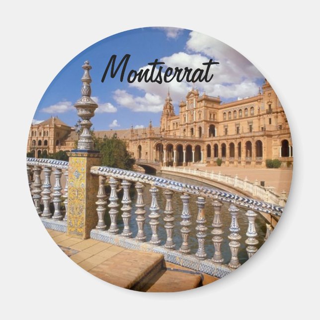 Montserrat magnet (Front)