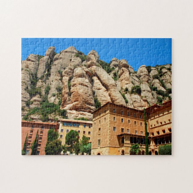 Montserrat Monastery, Catalonia, Spain Jigsaw Puzzle (Horizontal)