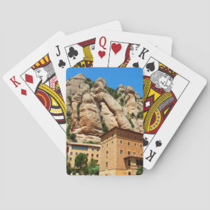 Montserrat Monastery, Catalonia, Spain Playing Cards