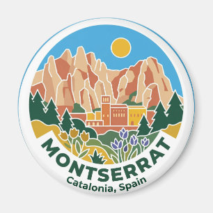Montserrat Spain Magnet