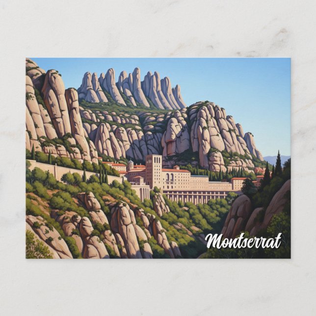 Montserrat Spain Postcard (Front)