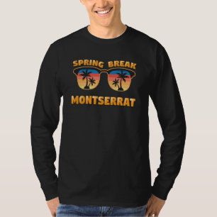 Montserrat Spring Break Vintage Matching Cool Sung T-Shirt