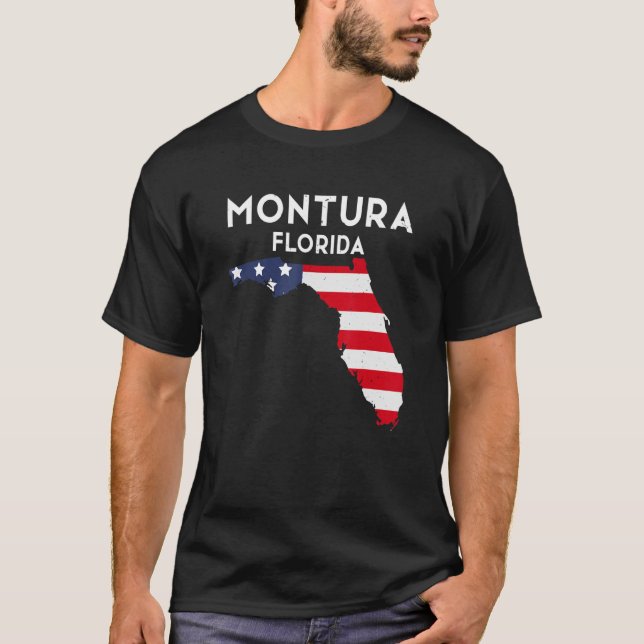 Montura Florida USA State America Travel Floridian T-Shirt (Front)