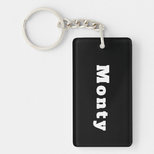 Monty Key Ring (Front)