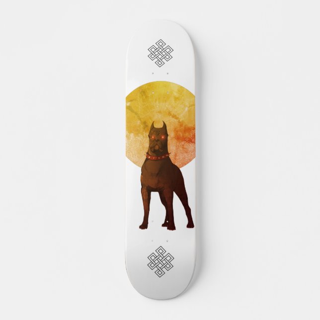 Monty & Strong - Peaches Skateboard (Front)